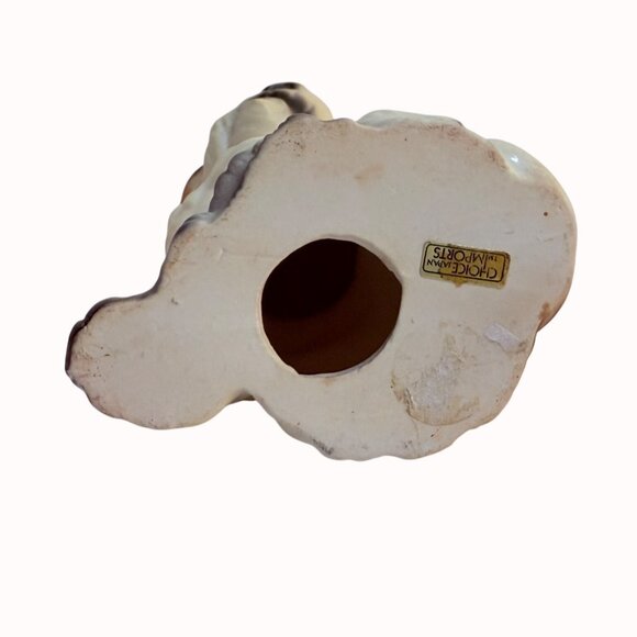 Kawaii Big Eye Puppy Figurine Ceramic Terrier Dog VTG 1970s Homco Collectible - Picture 5 of 12